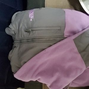 Grey/purple northface women's medium